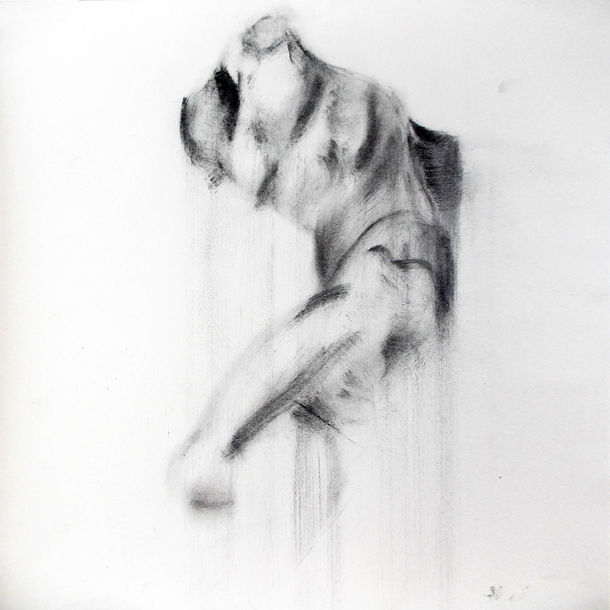 Wings of Pain, oil painting, 60x60cm, 2018