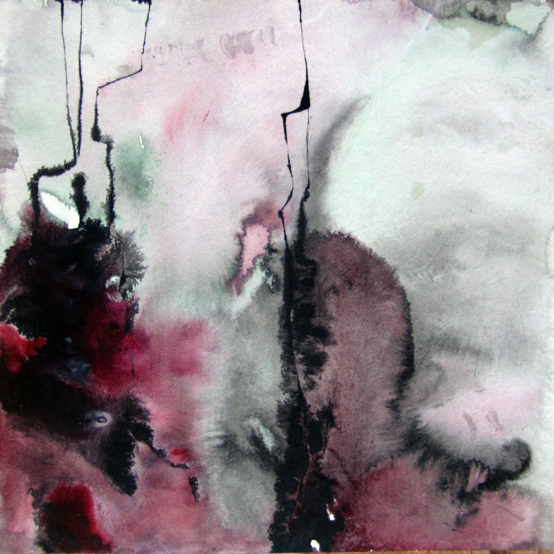 Untitled V,watercolour&ink on paper,25x25cm,2019 Untitled VI,watercolour&ink on paper,25x25cm,Accra,2017