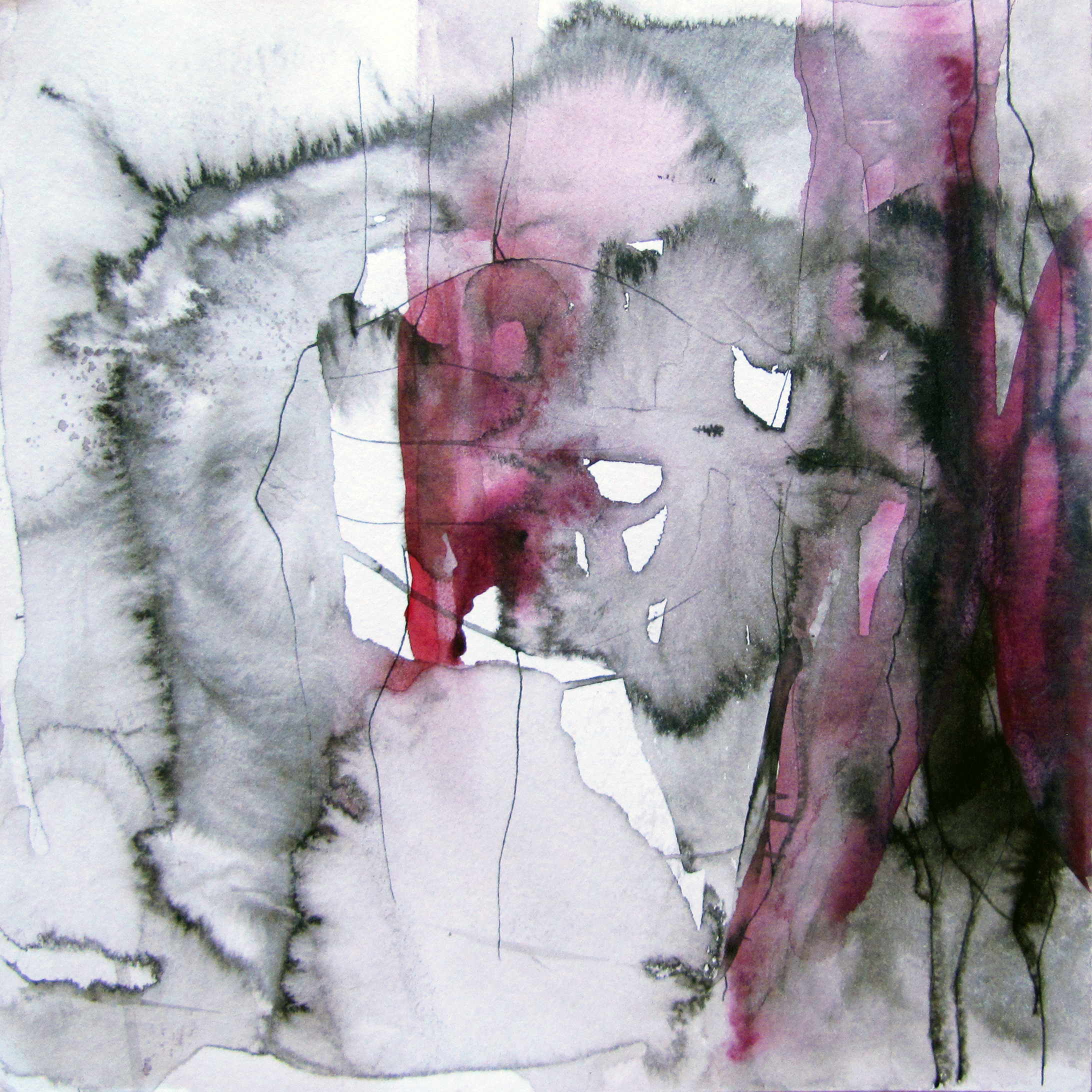 Untitled XVI,watercolour&ink on paper,25x25cm,Accra,2017 Untitled VI,watercolour&ink on paper,25x25cm,Accra,2017