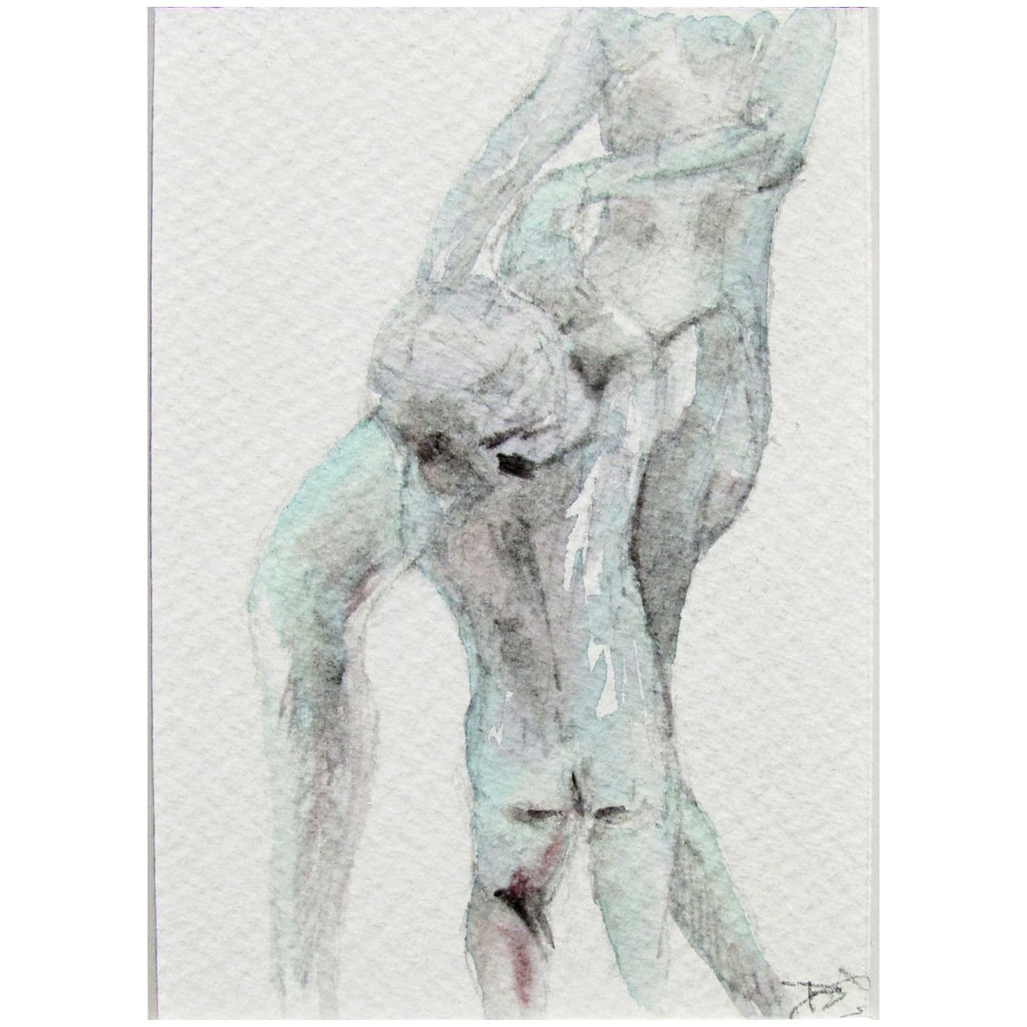 Window 21x30cm, watercolour on paper, 2020